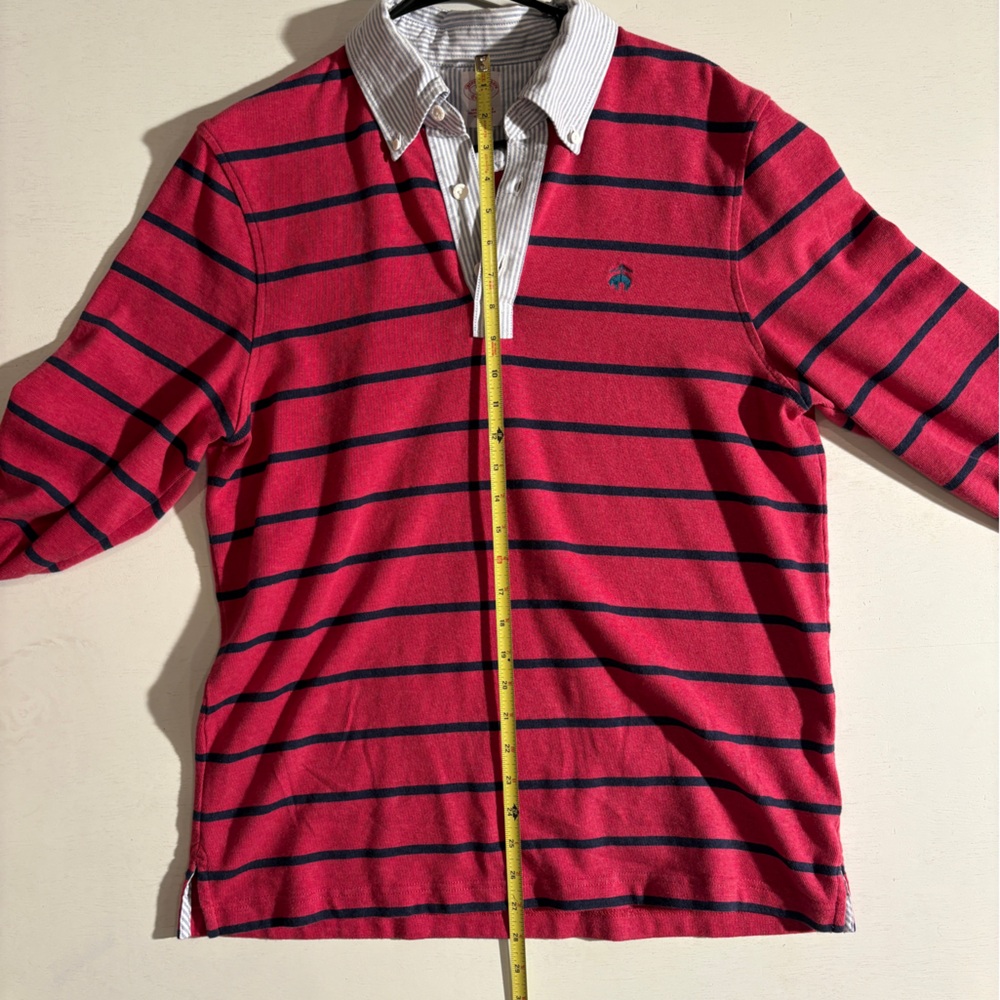 Brooks Brothers Red, Blue and White Striped Shirt - Picture 6 of 7